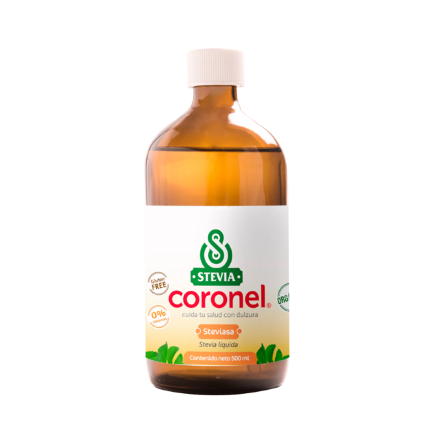 stevia líquida 500 ml frasco vidrio atomizador Stevia Coronel Raisana