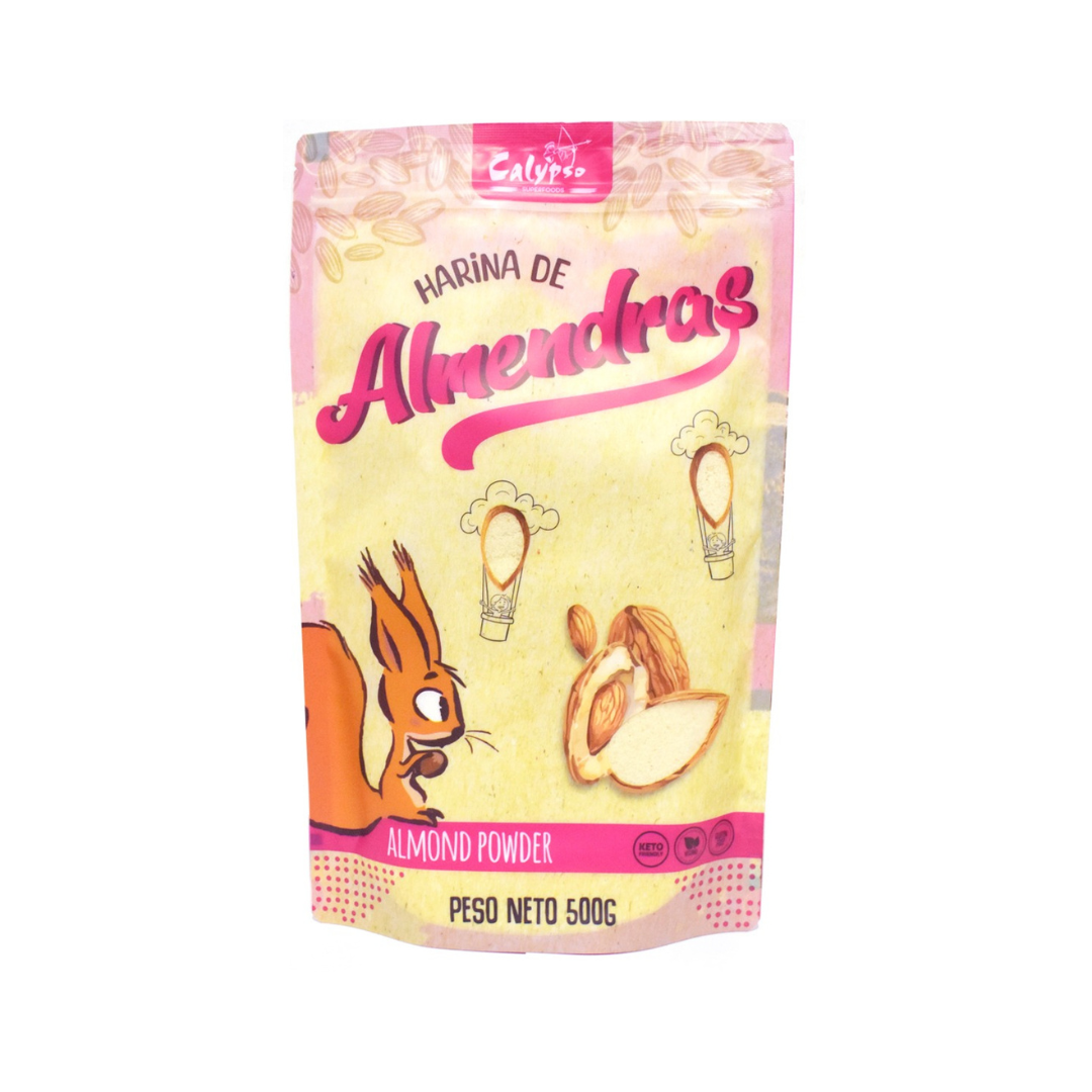 harina de almendras sin gluten alta en proteína 500 g Raisana