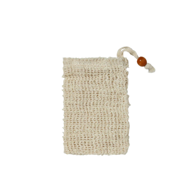 bolsa de sisal para jabón y shampoo sólido Raisana