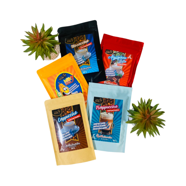 pack de 4 cafés instantáneos a elección Raisana