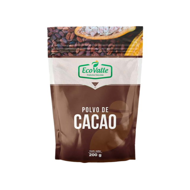 cacao en polvo 100% sin azúcar EcoValle Raisana