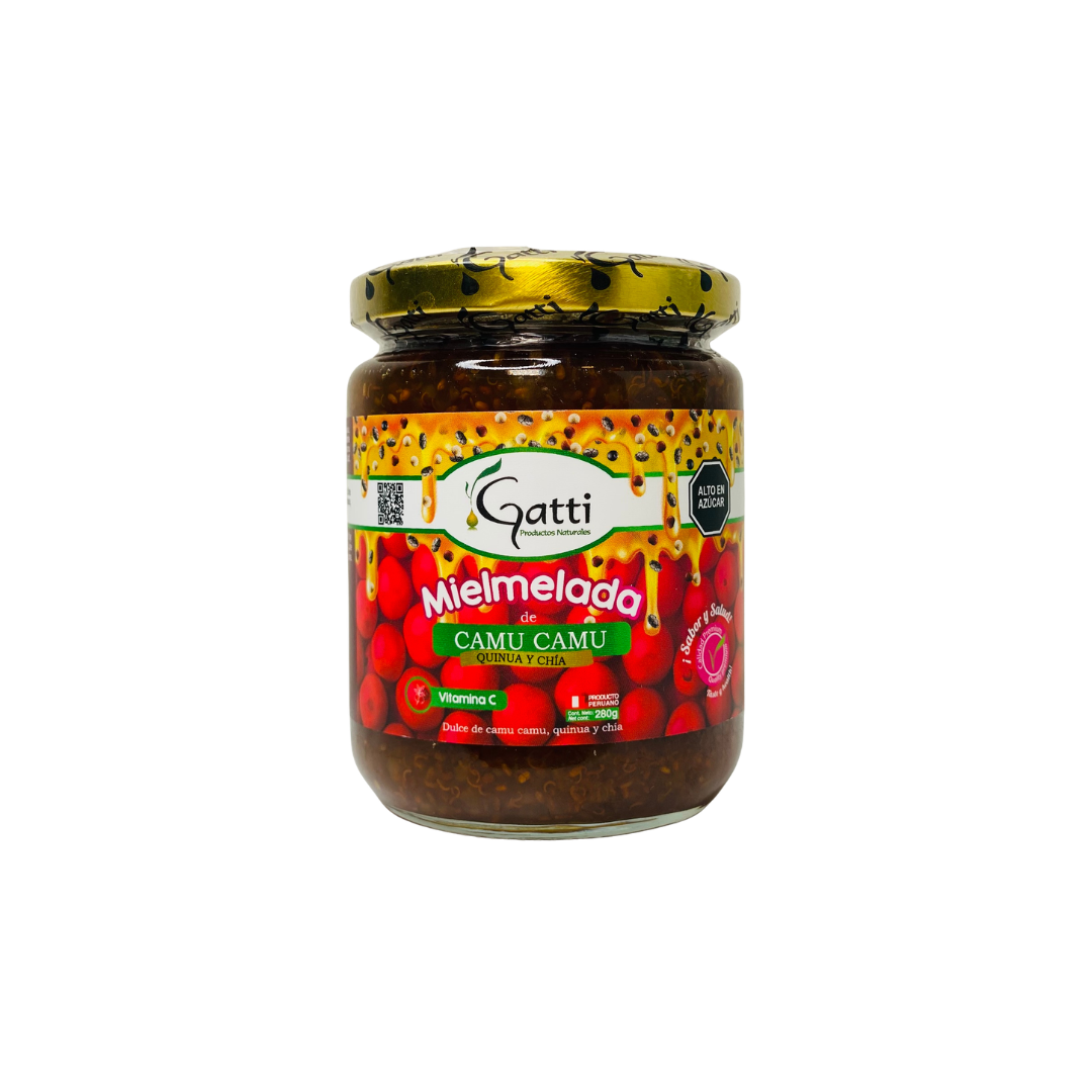 mermelada de camu camu sin azúcar añadida con miel 280 g Raisana