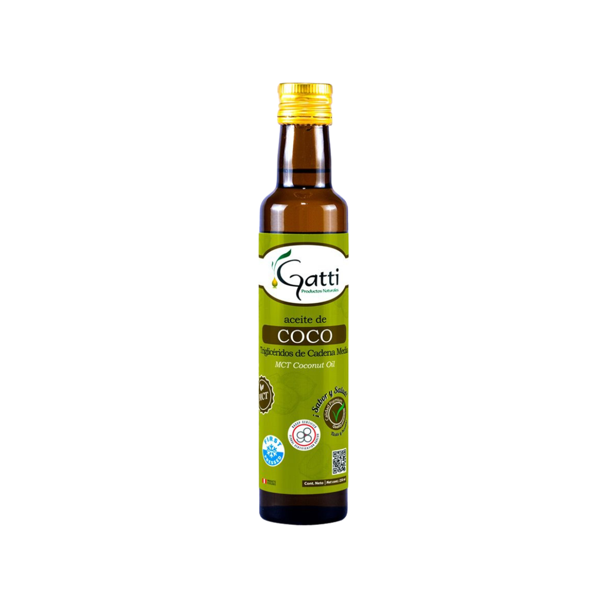 aceite MCT de coco Gatti Raisana