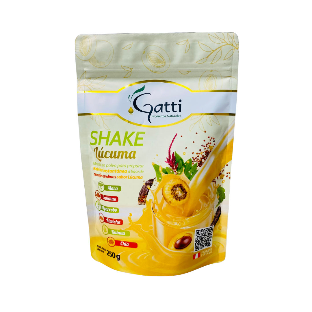 shake de lúcuma bebida instantánea saludable andina Raisana