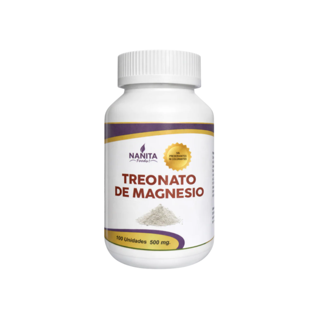 treonato de magnesio Nanita Foods 100 cápsulas Raisana