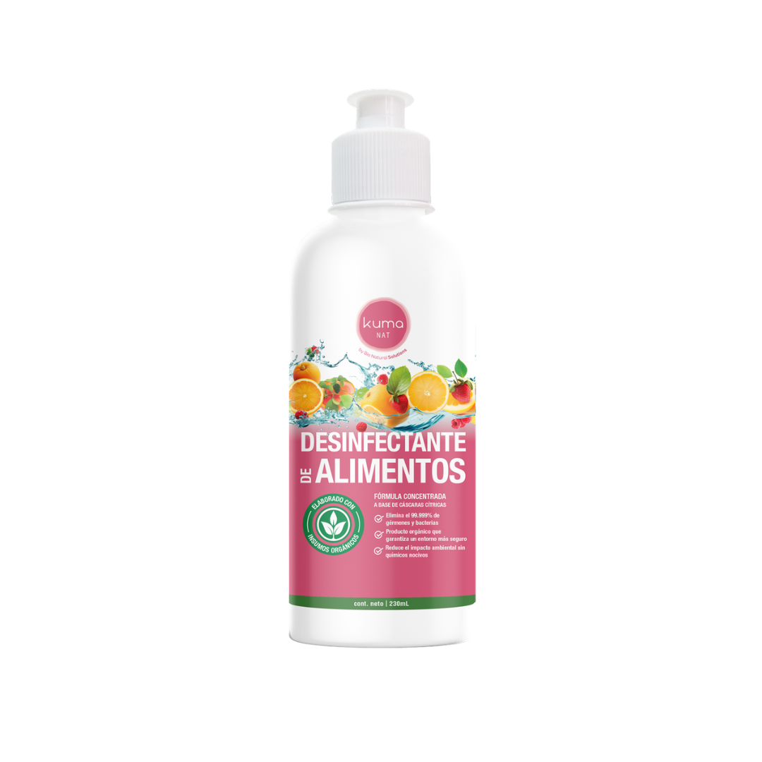 desinfectante de alimentos natural sin cloro Kuma Nat Raisana