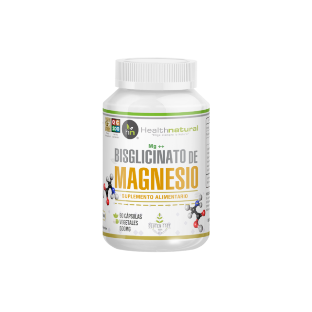 bisglicinato de magnesio Health Natural 500mg Raisana