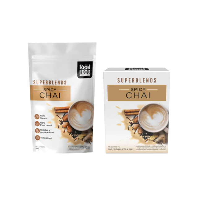 spicy chai té chai especiado en polvo Raisana