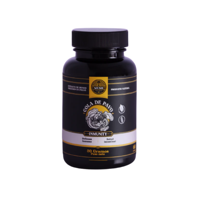 hongo cola de pavo Trametes versicolor Mush Raisana