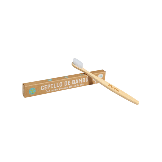 cepillo de dientes de bambú con cerdas sin BPA Kumir Raisana