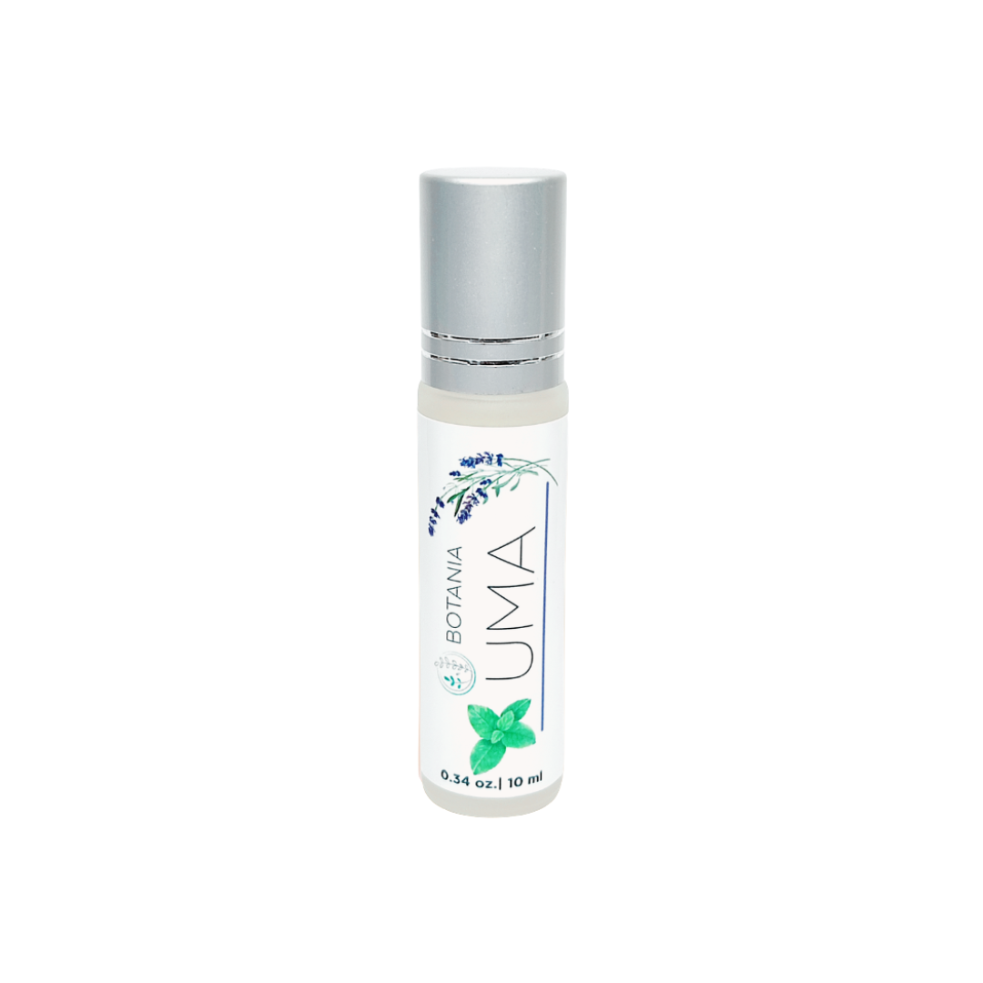 roll on de menta y lavanda para dolor de cabeza UMA Botania Raisana