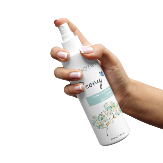 colonia natural amaderada con vetiver y vainilla PEONY Raisana